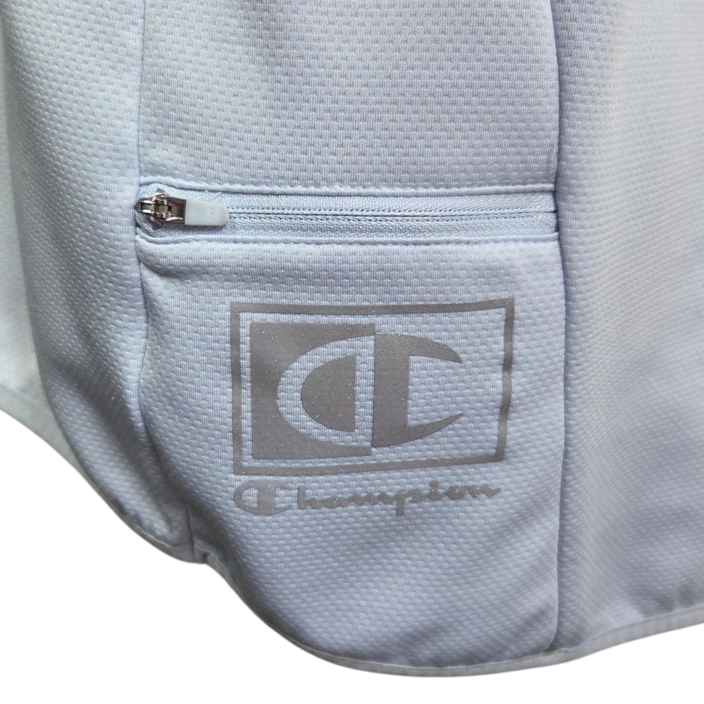 Champion Light Blue Quarter-Zip Pullover Size L - Picture 4 of 7